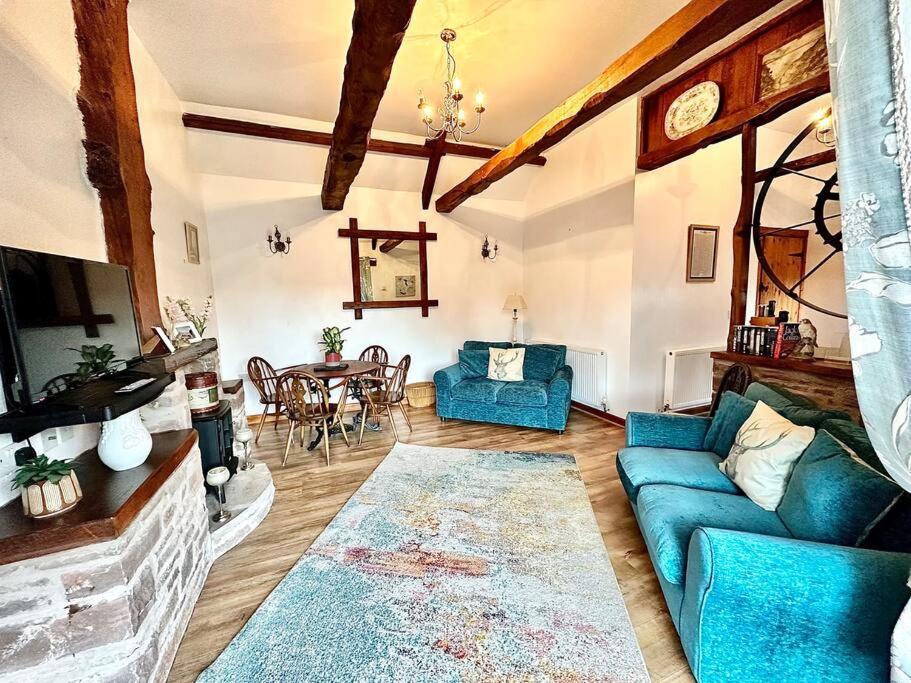 Detached One Level Stone Barn Villa Llangwm-Isaf Kültér fotó